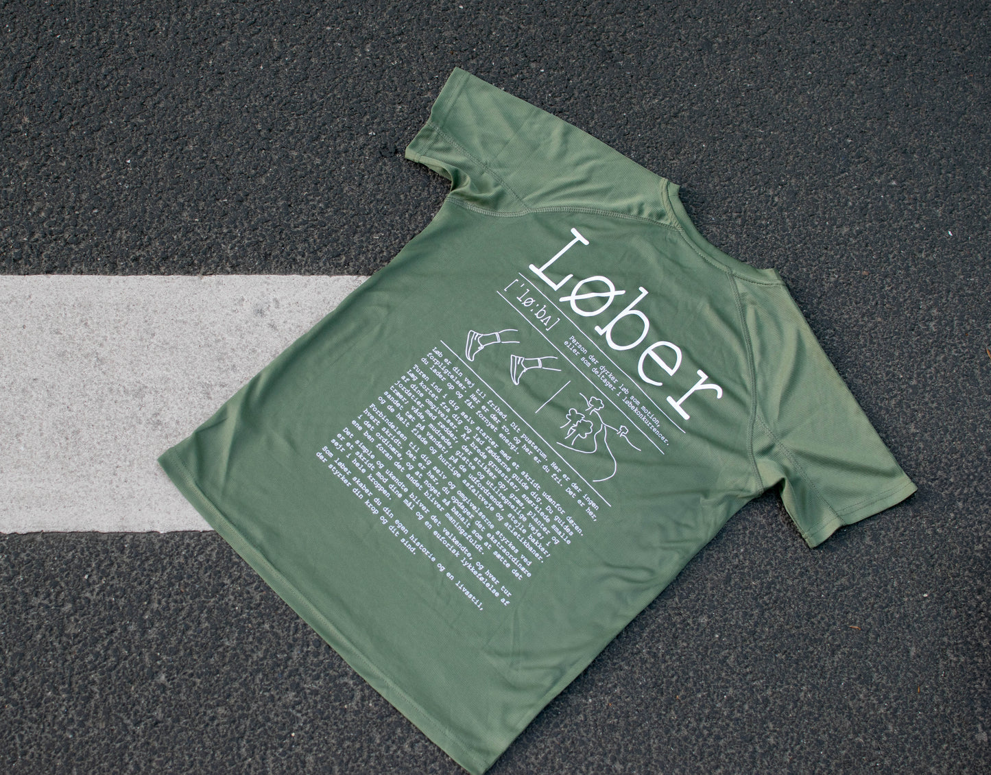 Løber t-shirt