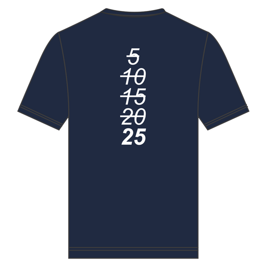 Startnummer jubilæums t-shirt 25