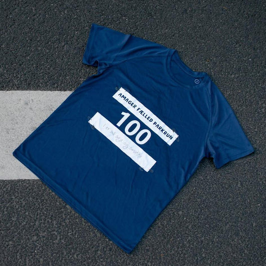 Startnummer jubilæums t-shirt 100