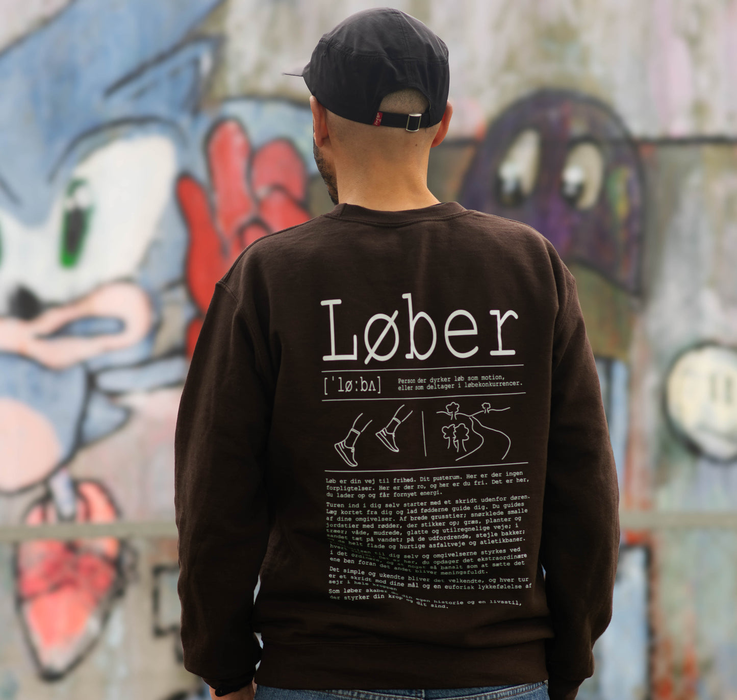 Løber sweatshirt