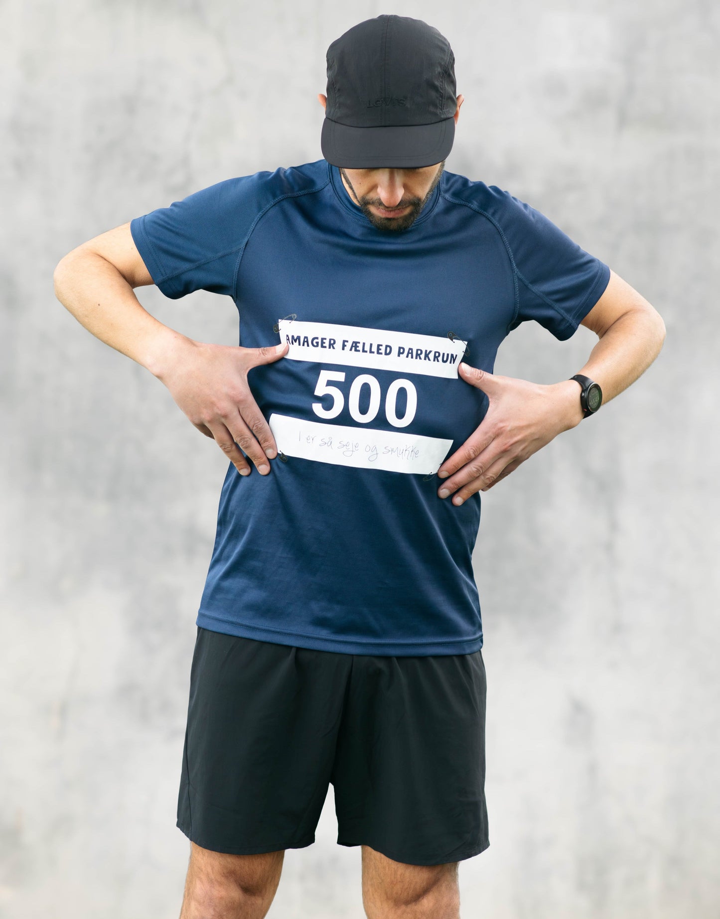 Startnummer jubilæums t-shirt 500