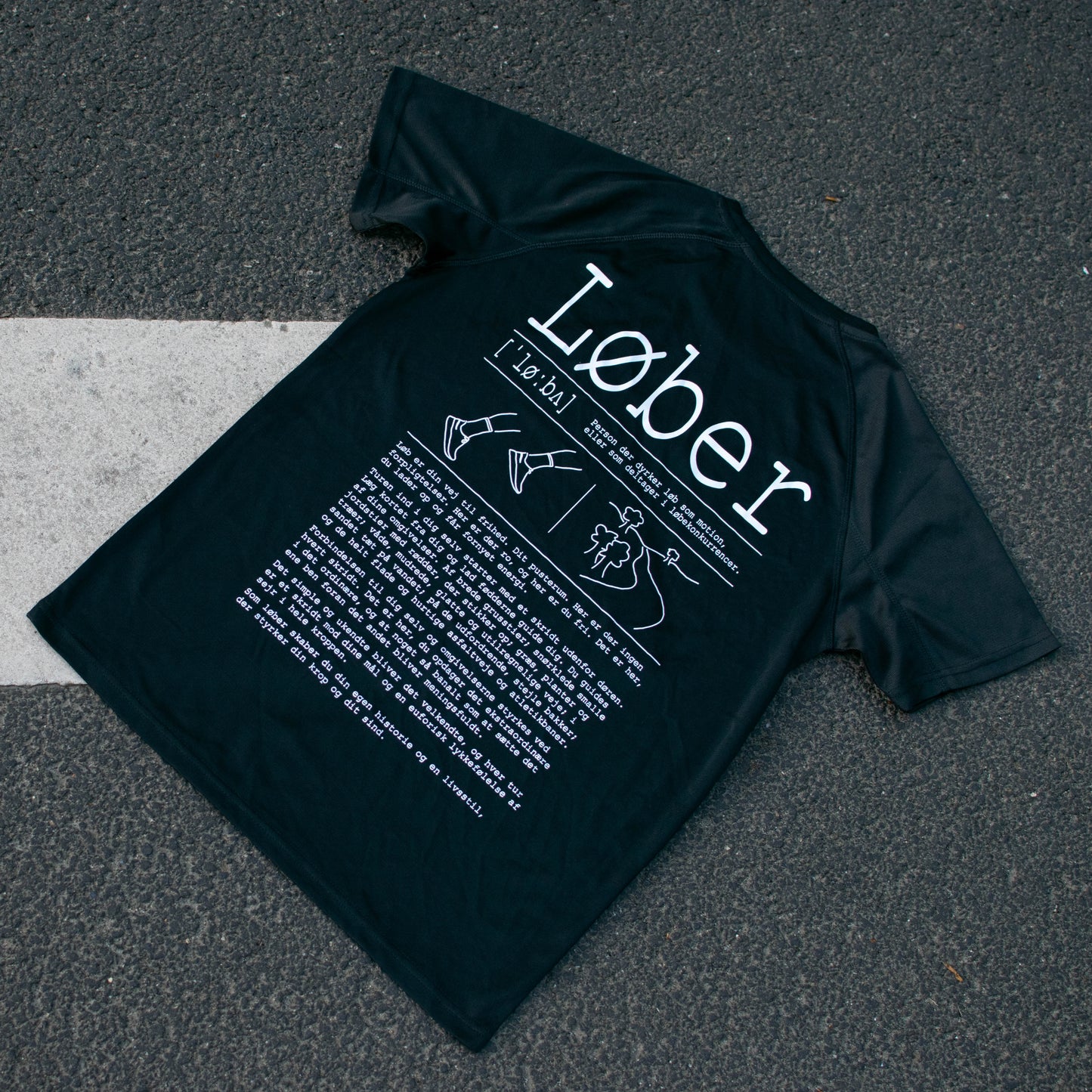 Løber t-shirt