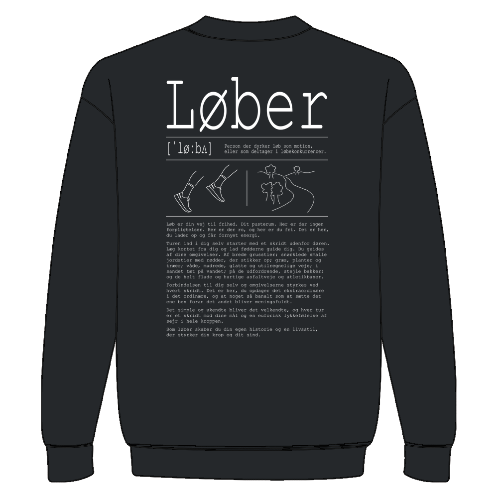 Løber sweatshirt
